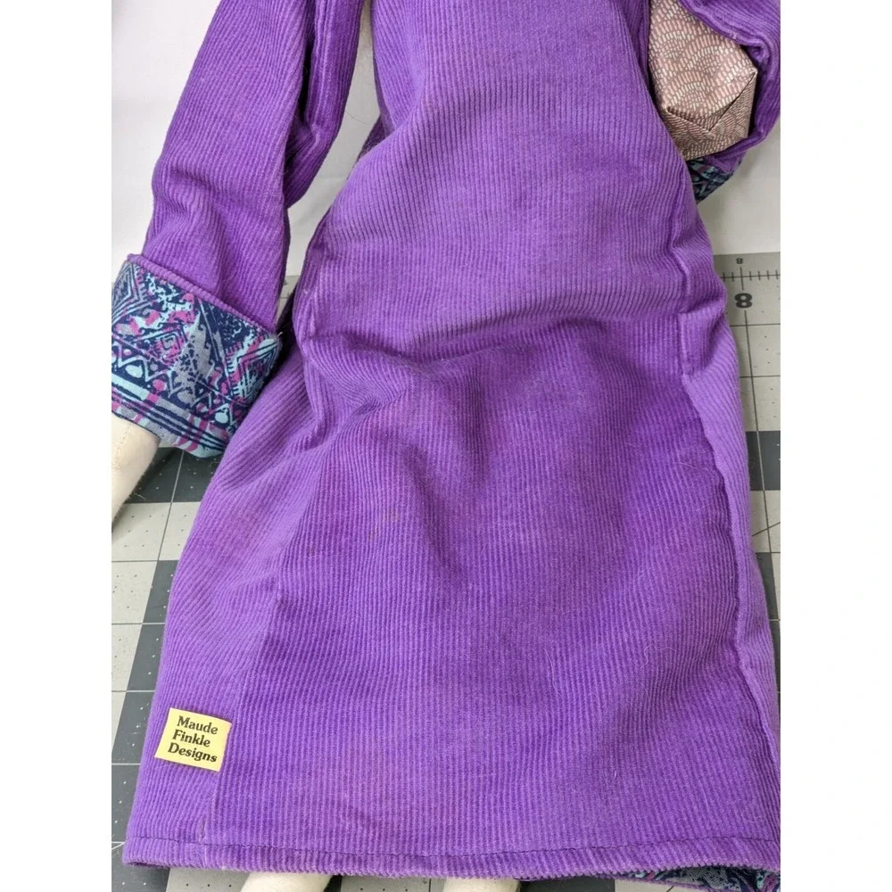 Maude Finkle Doll Eccentric Lady Red‎ Purple 24 Inch Stuffed